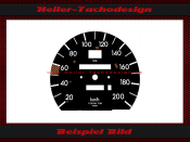 Tachoscheibe für Mercedes W201 C Klasse 200 Kmh