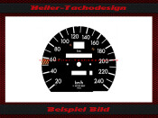 Speedometer Disc for Mercedes W201 C Class 240 Kmh