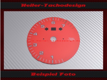 Drehzahlmesser Zifferblatt für Porsche 911 964 993 ohne Bordcomputer 7500 UPM 5 Uhr Stellung