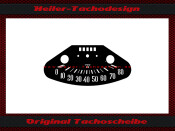 Speedometer Disc Heinkel Tourist Motoroller 0 to 80 Kmh