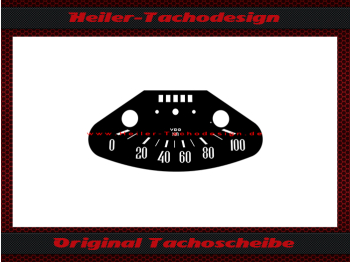 Tachoscheibe für Heinkel Tourist Motoroller 0 bis 100 Kmh