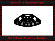 Speedometer Disc for Heinkel Tourist Scooter 0 to 100 Kmh