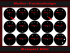Tachometer Disc for Porsche 911 to 7000 RPM 5 Clock Position without redden Area