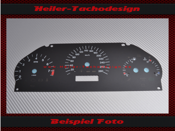 Speedometer Disc for Jaguar XJ8 X 308 2002 170 Mph to 280 Kmh