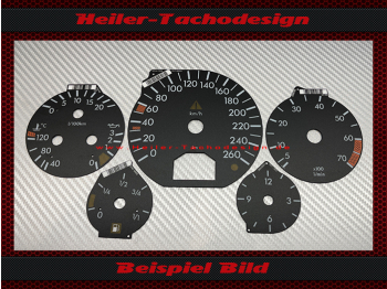 Speedometer Discs for Mercedes W140 R129 S Class 160 Mph to 260 Kmh 7 RPM