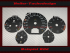 Tachoscheiben für Mercedes W140 R129 S Klasse 160 Mph zu 260 Kmh 7000 UPM