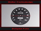 Speedometer Disc for Lotus Elan Smits 0 to 220 Ø...