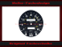 Speedometer Disc for Fiat 124 Spider 1979 to 1984 85 Mph to 130 Kmh