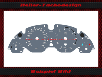 Speedometer Disc for BMW E39 5er M5 Power 300 Kmh Tachometer 8000 RPM Oil Temperature Gauge