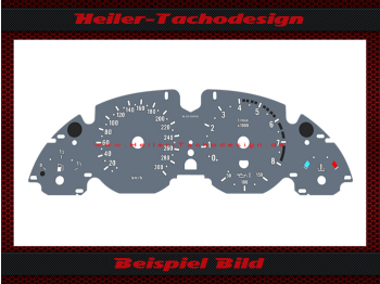 Speedometer Disc for BMW E39 5er M5 Power 300 Kmh Tachometer 8000 RPM Oil Temperature Gauge