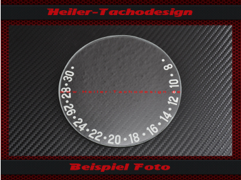 Speedometer Glass Traktormeter Güldner G50S 7 to 31 kmh