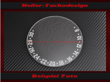 Traktormeter Speedometer Glass for Güldner G50S 7 to 31 kmh