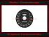 Speedometer Disc for Lagonda 120 Mph to 200 Kmh