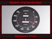 Tachoscheibe Lagonda 110 Mph zu 180 Kmh