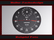 Tachometer with Clock Lagonda