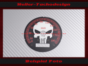 Tachoscheibe für Harley Davidson Softail Breakout 2013 14 15 16 Ø80 Version 2 Mph zu Kmh