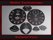 Satz Speedometer Disc for Lagonda 110 Mph to 180 Kmh