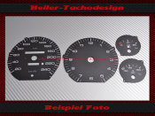 Speedometer Discs for Audi 100 240 Kmh with Clock