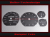 Speedometer Discs for Audi 100 240 Kmh with Clock