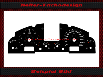 Speedometer Disc for Porsche Cayenne 9PA 2002 to 2010 160 Mph to 270 Kmh Diesel