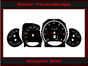 Speedometer Discs for Porsche Cayenne 2 Turbo S Typ 92 A 190 Mph to 300 Kmh