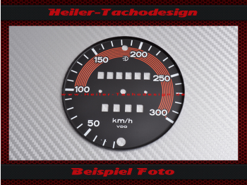 Tachoscheibe für Porsche 911 F Modell 300 Kmh - 3