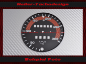 Speedometer Disc for Porsche 911 F Model 300 Kmh - 3