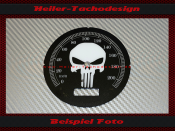 Speedometer Disc for Harley Davidson Fat Boy 2007 FLSTF Ø100 Mph to Kmh