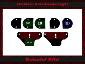 Speedometer Symbols for Porsche 928 928 S 944 944 S 944 S2