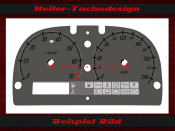 Speedometer Disc for Opel Speedster 150 Mph to 250 Kmh