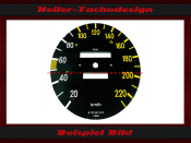 Speedometer Disc for Mercedes W123 E Class 230 Kmh