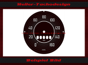 Tachoscheibe für Porsche 356 von Veigel 100 Mph zu...