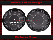 Speedometer Disc for Porsche 356 from Veigel 100 Mph to 160 Kmh
