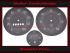 Speedometer Disc for Porsche 356 from Veigel 100 Mph to 160 Kmh
