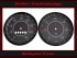 Speedometer Disc for Porsche 356 from Veigel 100 Mph to 160 Kmh