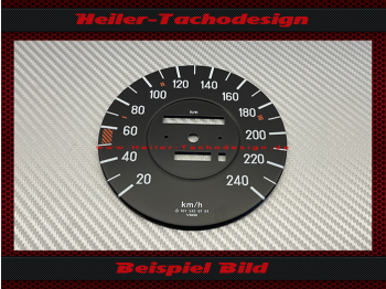 Tachoscheibe für Mercedes W107 R107 380 SL 240 Kmh elektronischer Tacho