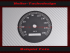 Tachoscheibe für Harley Davidson Sportster XL Sport 1200S 1995 bis 2000 Ø80 Mph zu Kmh