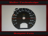 Speedometer disc for Mercedes SL W129 R129 MOPF 2 1998 to 2001 160 Mph to 260 Kmh