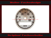Tachoscheibe f&uuml;r DKW Hummel 139 &Oslash; 42 mm