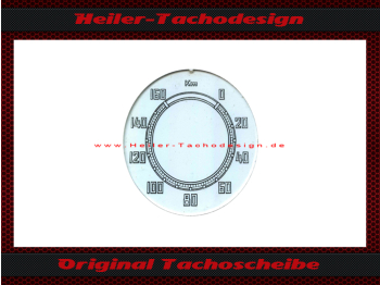 Speedometer Glass Scale for Mercedes Maybach SW 3842 Construction Year 1936