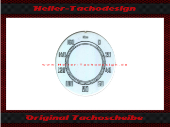 Speedometer Glass Scale for Mercedes Maybach SW 3842 Construction Year 1936