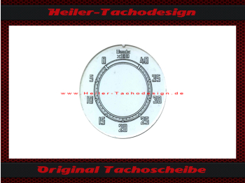 Tachometer Glass Scale for Mercedes Maybach SW 3842 Construction Year 1936