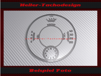 Benzin Öl Wasser Anzeige Glas Skala für Mercedes Maybach SW 38/42 Baujahr 1936