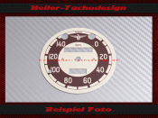 Speedometer Disc for Adler MB250 M250 0 to 140 Kmh...