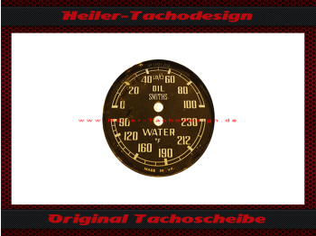 Öl Wasser Temperatur Anzeigen Einleger Scheibe Austin Healey Ø47 mm - 3