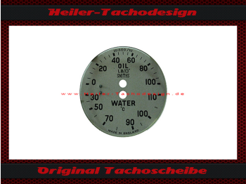 Oil Wasser Temperature Displayn depositor Disc Austin Healey Ø47 mm - 6