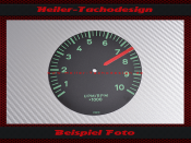 Tachometer dial for Porsche 911 912 914 901 930 959 10000...