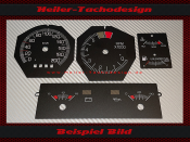 Tachoscheiben für Pontiac Fiero GT 1986 200 Kmh