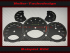 Speedometer Discs for Porsche 911 997 Turbo S Tiptronic 350 Kmh