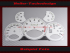 Speedometer Discs for Porsche 911 997 Turbo S Tiptronic 350 Kmh